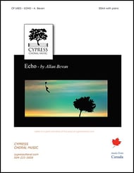 Echo SSAA choral sheet music cover Thumbnail